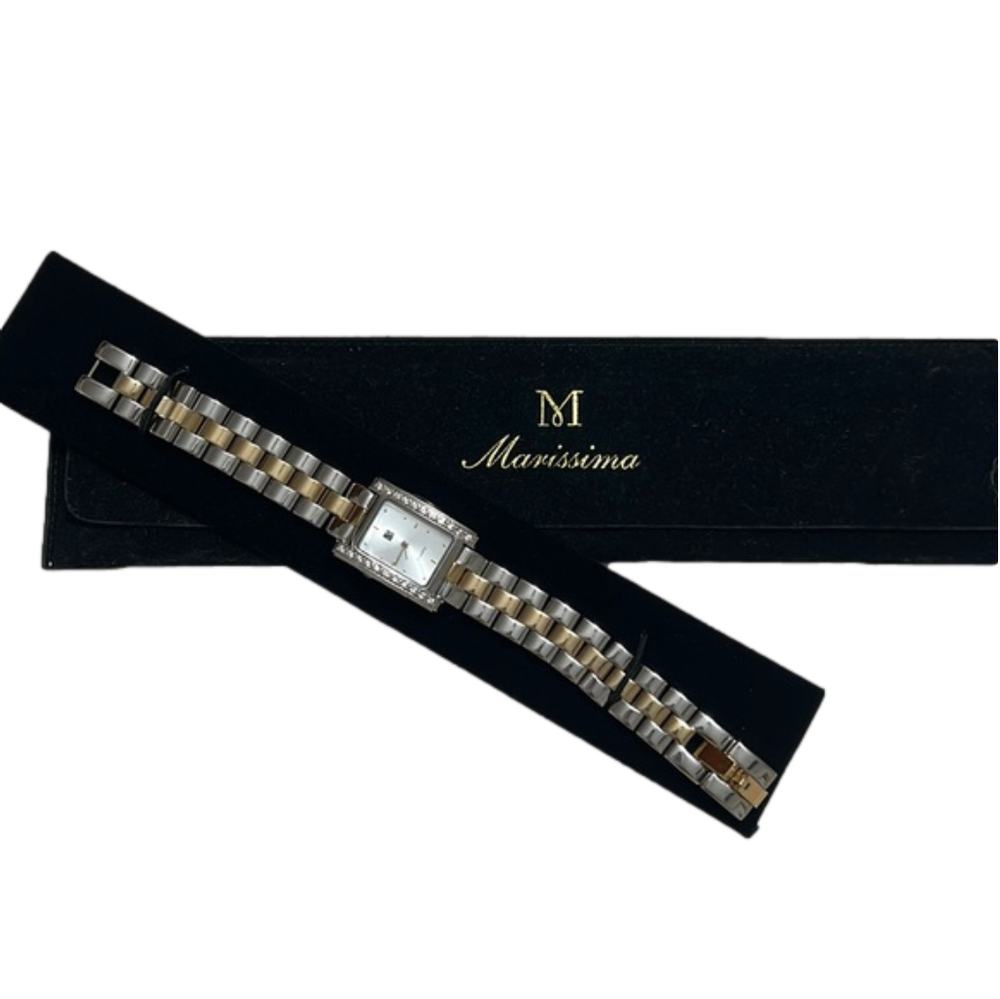 Matissima Two Tone Watch with accents & New Battery